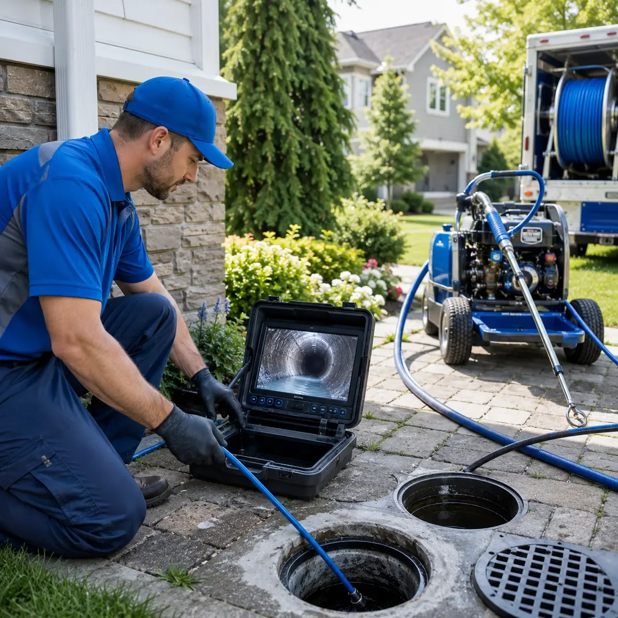 Outdoor drain cleaning professionals serving New Hill, NC